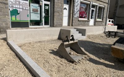 Aménagement des espaces publics de l’entrée du bourg de Riotord