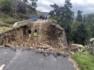 Chantier SOVETRA - Mur RD88 St Haon