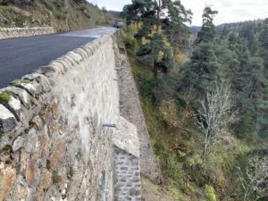 Chantier SOVETRA - Mur RD88 St Haon