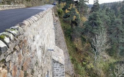 RD88 – Réparation du mur de soutènement M0939 – Commune de St Haon